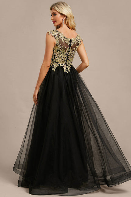 Robe Dentelle Transparente Longue - gallery 6