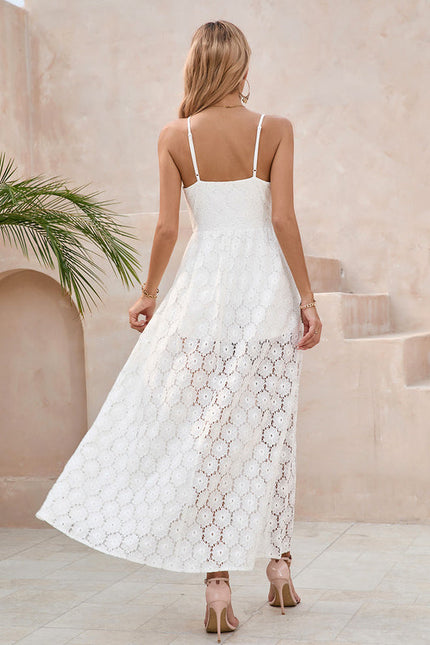 Robe Longue Dos Nu Dentelle - gallery 4