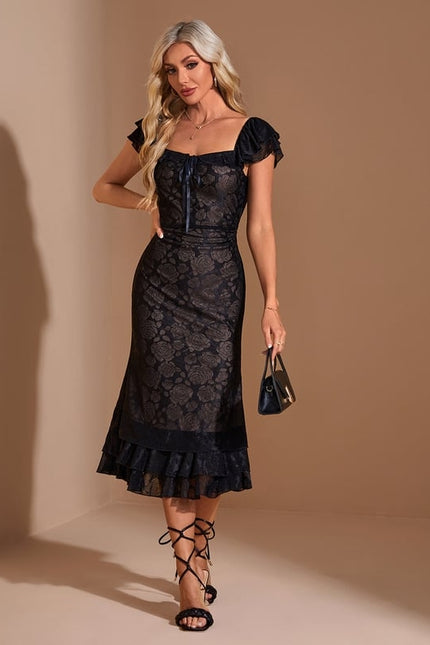 Robe Dentelle Mélodie Nocturne - gallery 5
