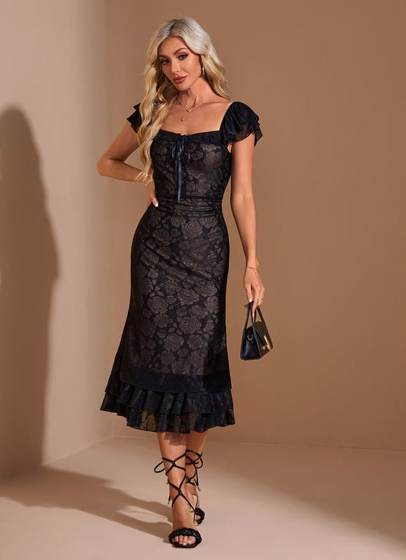 Robe Dentelle Mélodie Nocturne - gallery 5