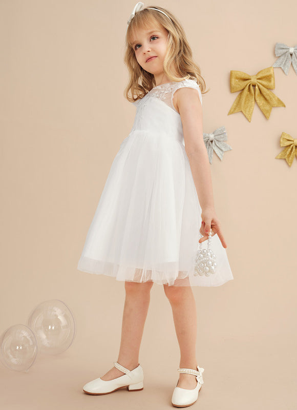 Robe Dos Nu Dentelle Blanche - gallery 3