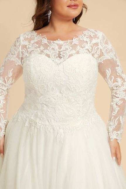 Robe Dentelle Mariage Tulle - gallery 8