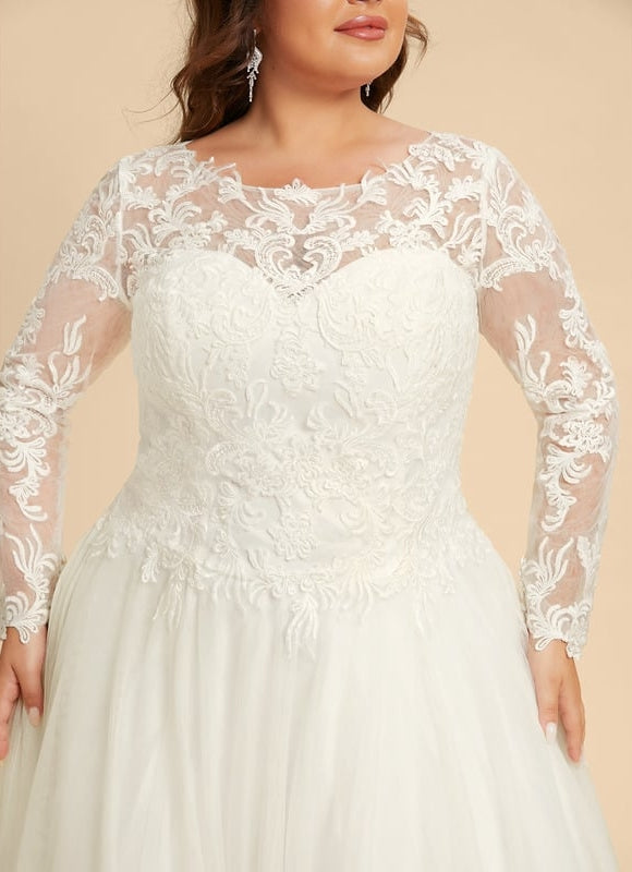 Robe Dentelle Mariage Tulle - gallery 8