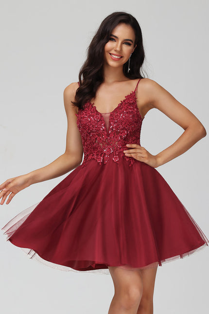 Robe Cocktail Bustier Dentelle - gallery 1