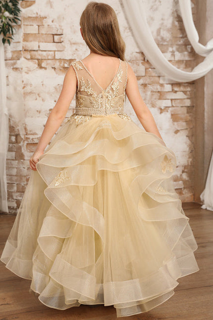 Robe Longue Romantique Dentelle - gallery 1