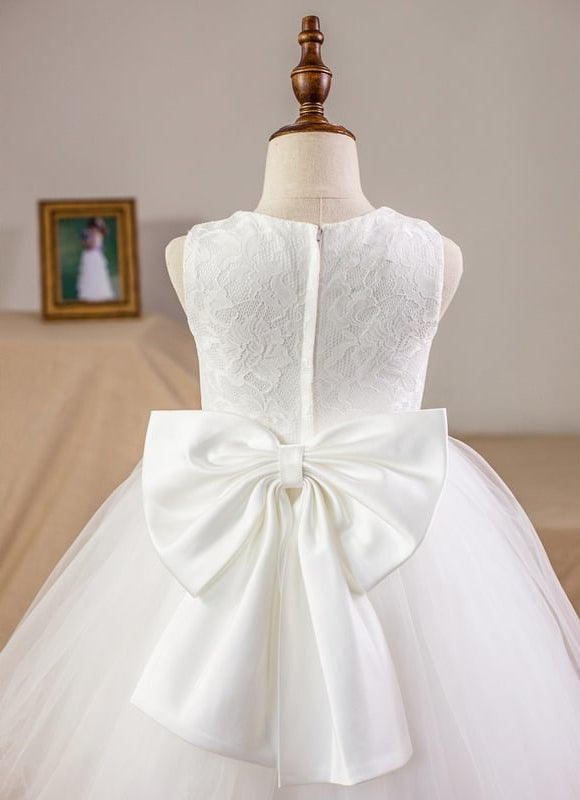 Robe Dentelle Danse De Satin Éblouissant - gallery 3