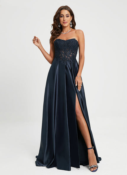 Robe Dentelle De Soirée Élégante