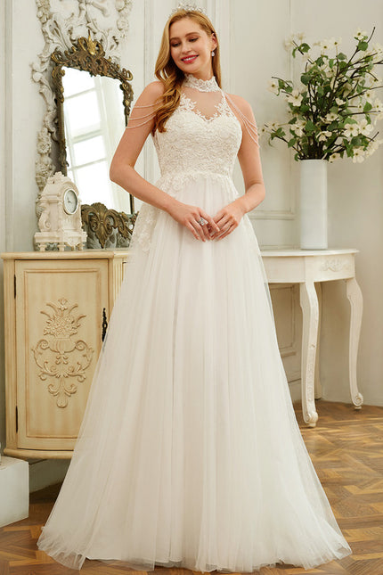 Robe Dentelle Nuptiale Ethérée - gallery 1