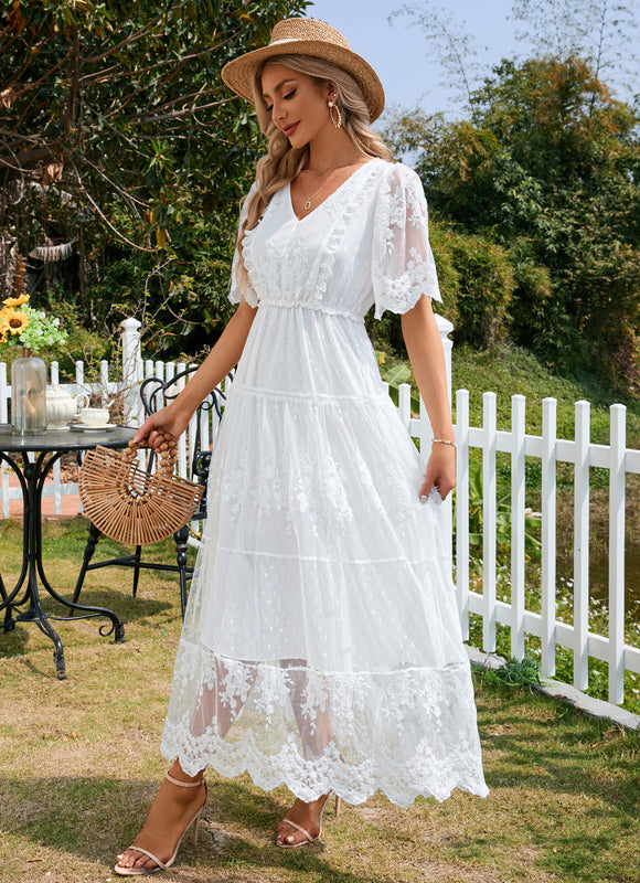 Robe De Plage Dentelle - gallery 2