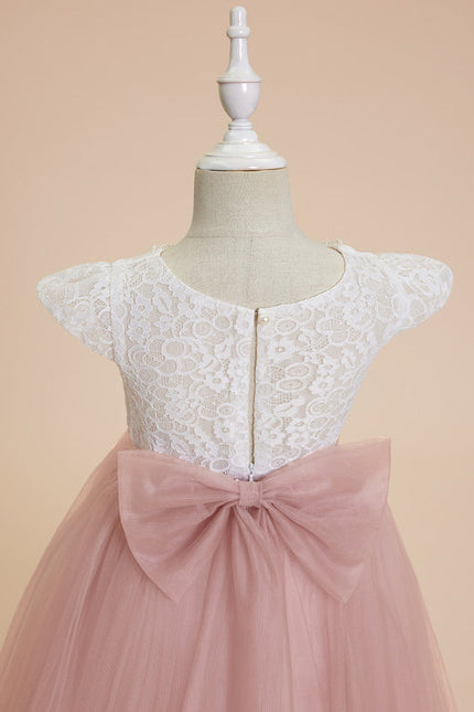 Robe Dentelle Tulle Perlée - gallery 1