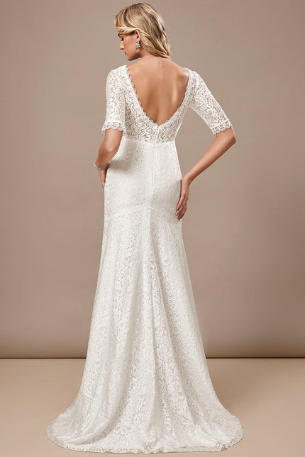 Robe Mariee Fourreau Dentelle - gallery 6