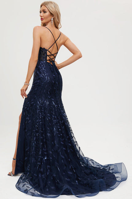 Robe Dentelle Sirène Scintillante - gallery 2