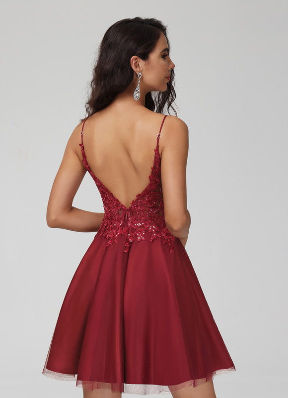 Robe Cocktail Bustier Dentelle - gallery 3
