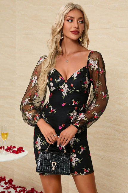 Robe Dentelle Brodée Chic - gallery 6