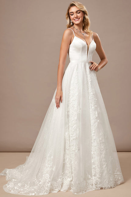 Robe Dentelle Perlée - gallery 3