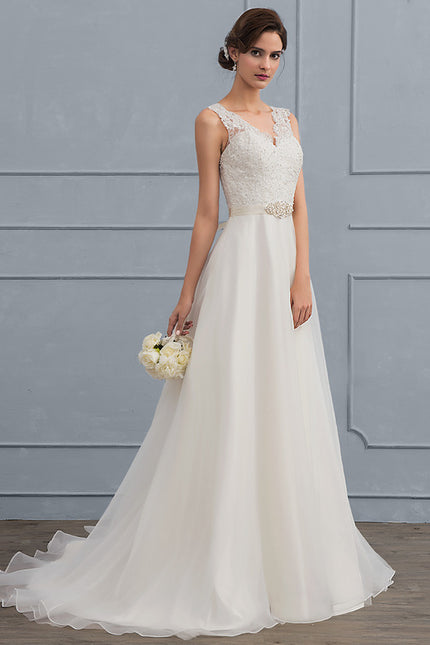 Robe Dentelle Flottante Élégante - gallery 3
