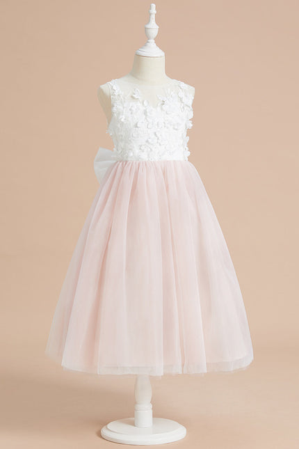 Robe Dentelle Enfant Florale Douce - gallery 8