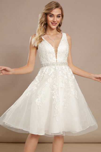 Robe Dentelle Tulle Évasée