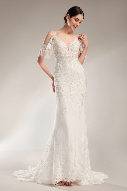 Robe Dentelle Sirène Élégante