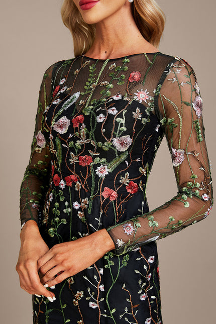 Robe Dentelle Florale Éthérée - gallery 6