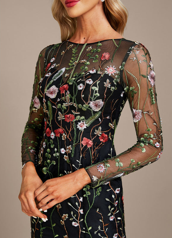 Robe Dentelle Florale Éthérée - gallery 6