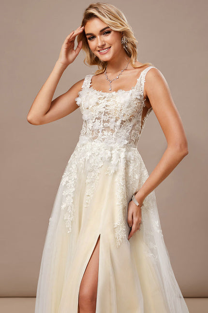 Robe Dentelle Tulle Floral - gallery 4