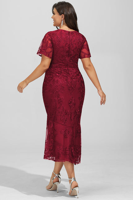 Robe De Soirée En Dentelle Africaine - gallery 8