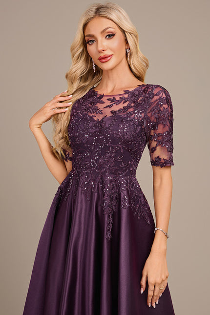 Robe Dentelle Et Soie - gallery 2