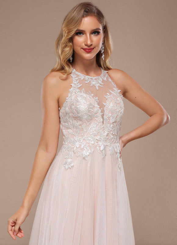 Robe Dentelle Tulle Brodée - gallery 5