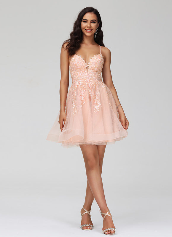 Robe Cocktail Bustier Dentelle - gallery 4