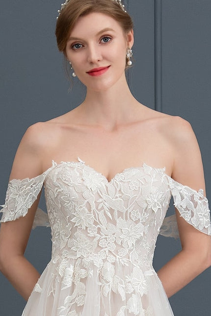 Robe Dentelle Éthérée Florale - gallery 6