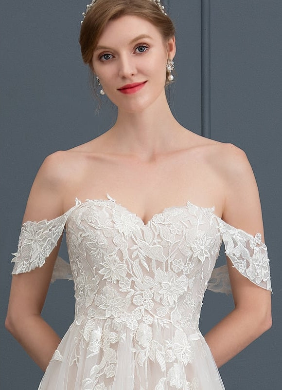 Robe Dentelle Éthérée Florale - gallery 6