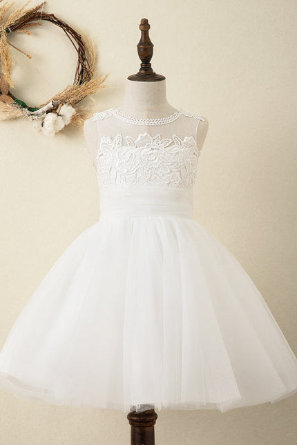 Robe Dos Nu Dentelle Blanche - gallery 7