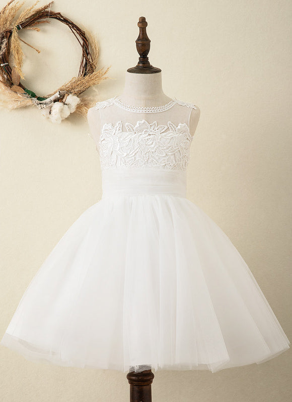 Robe Dos Nu Dentelle Blanche - gallery 7