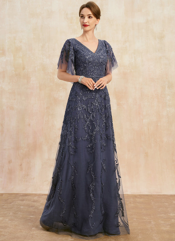 Robe Dentelle Vaporeuse Ornée - gallery 4