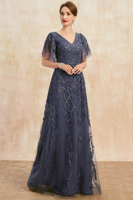 Robe Dentelle Vaporeuse Ornée - gallery 4