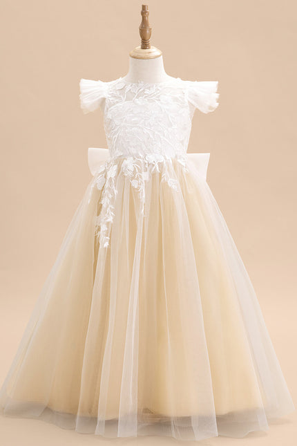Robe Dentelle Nuageuse Élégante - gallery 5