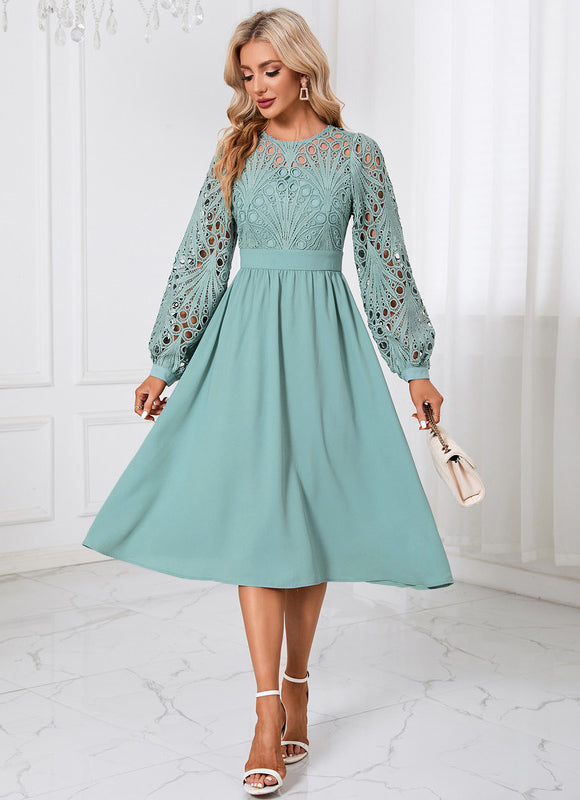 Robe Dentelle Sans Manches - gallery 6