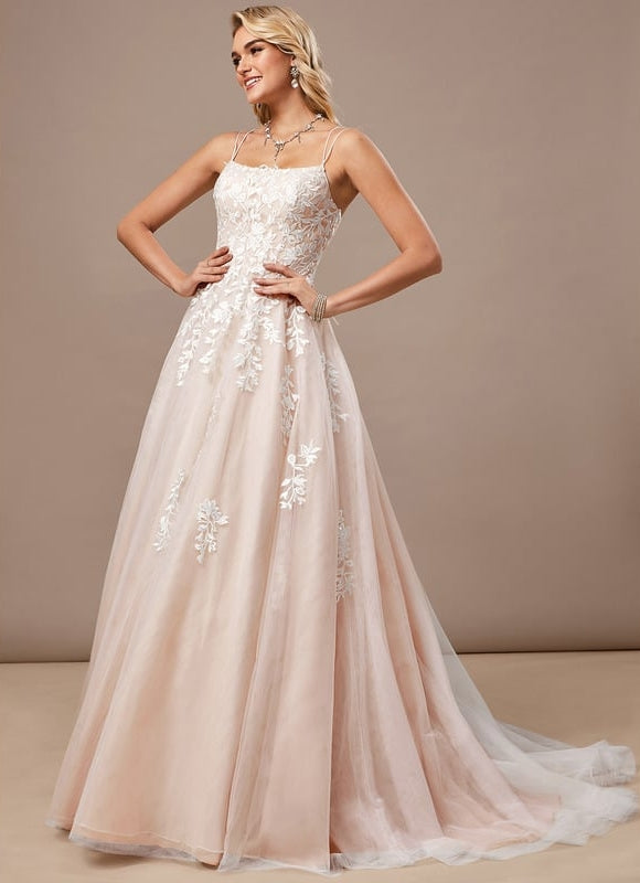Robe Dentelle Princesse Tulle Floral