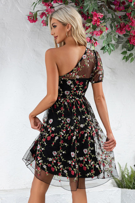 Robe Dentelle Florale Légère - gallery 2