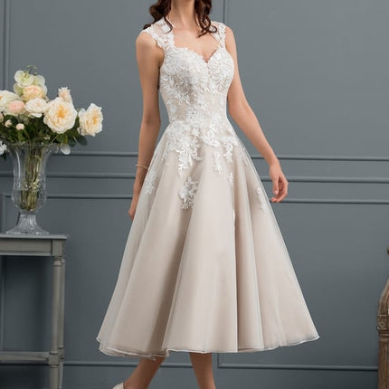 Robe Dentelle Élégante Crème