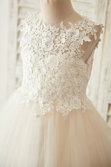 Robe Dos Nu Dentelle Blanche - gallery 7