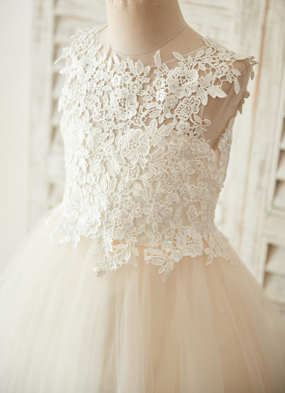 Robe Dos Nu Dentelle Blanche - gallery 7