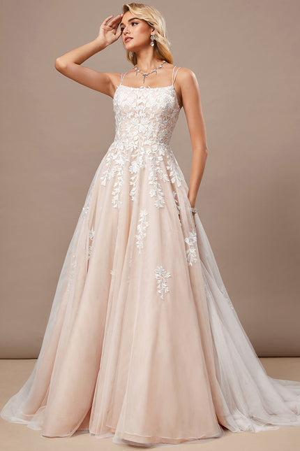 Robe Dentelle Princesse Tulle Floral - gallery 3