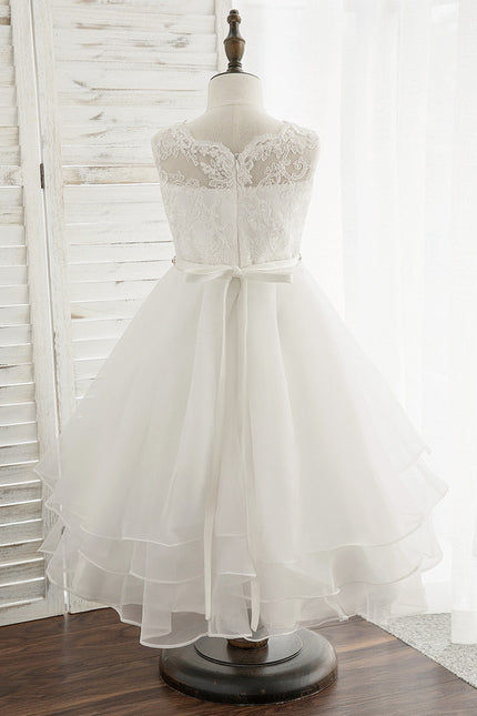 Robe Dentelle Enfant Organza - gallery 6