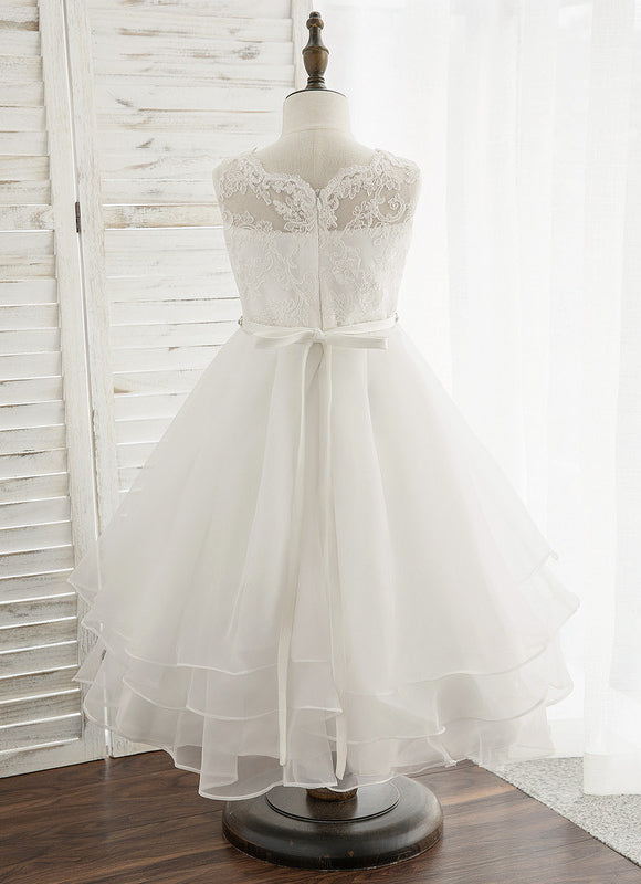 Robe Dentelle Enfant Organza - gallery 6