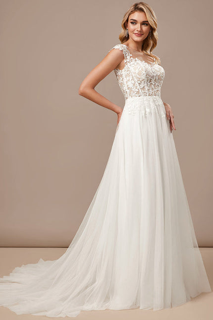 Robe Mariee Traine Dentelle - gallery 3