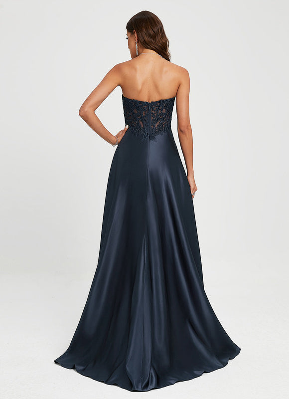 Robe Dentelle De Soirée Élégante - gallery 3