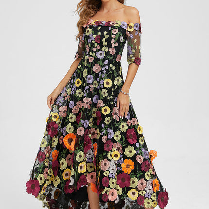 Robe Dentelle Bohème Éclatante