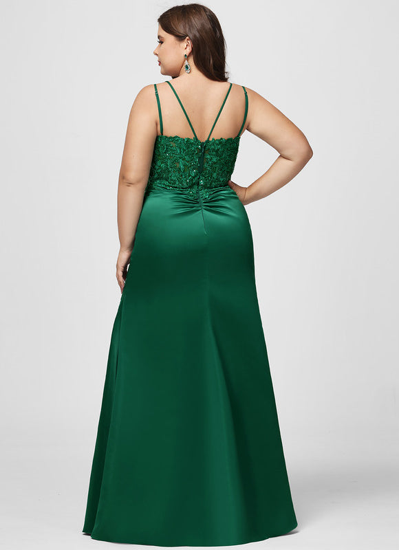 Robe Dentelle Émeraude Envoûtante - gallery 8